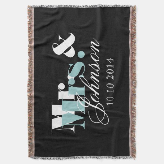 M. et Mme élégants couverture de jet pour (devant Vertical)