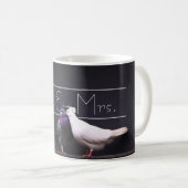 M. et Mme élégants Pigeon Mugs (Devant droit)