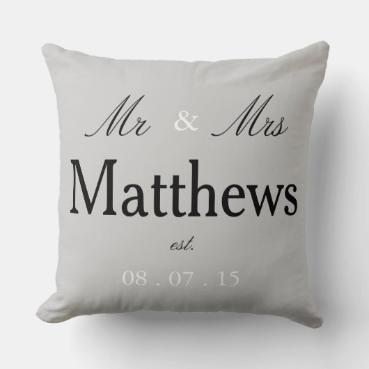 M. et Mme est. coussin (Recto)