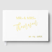 M. et Mme Jour de Mariage Date Or (Recto)