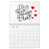 M. et Mme Love calendrier mural de 12 mois (Mar 2027)