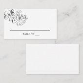 M. et Mme Mariage Cartes de présentation (Devant / Derrière)