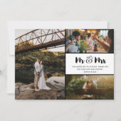 M. et Mme Mariage Photo Merci (Devant)