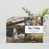 M. et Mme Mariage Photo Merci (Debout devant)