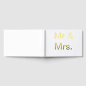 M. et Mme nom du couple monogramme texte simple mi (Complet)
