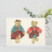 M. ET MME. OURS Carte plate 5x7 (Debout devant)