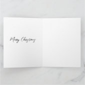 M. et Mme Père Noël Carte de voeux pliée (Intérieur)