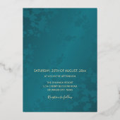 M. et Mme Photo Gold Foil Faire-part de mariage (Verso)