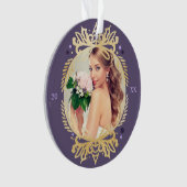 M. et Mme pourpres fleuris First Christmas Photo (devant)