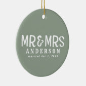 M. et Mme première décoration de Noël (Droite)