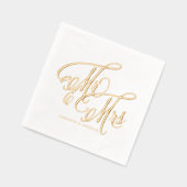 M. et Mme Rustic Calligraphy Mariage (Gauche)