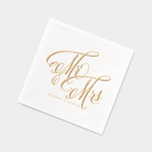 M. et Mme Rustic Calligraphy Mariage (Gauche)