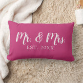 M. et Mme Script Coussin Mariage établi (Couverture)