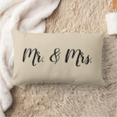 M. et Mme Script Mariage de chambre Coussin (Couverture)