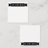 M. et Mme Sheffey Carte de note modèle (Devant / Derrière)