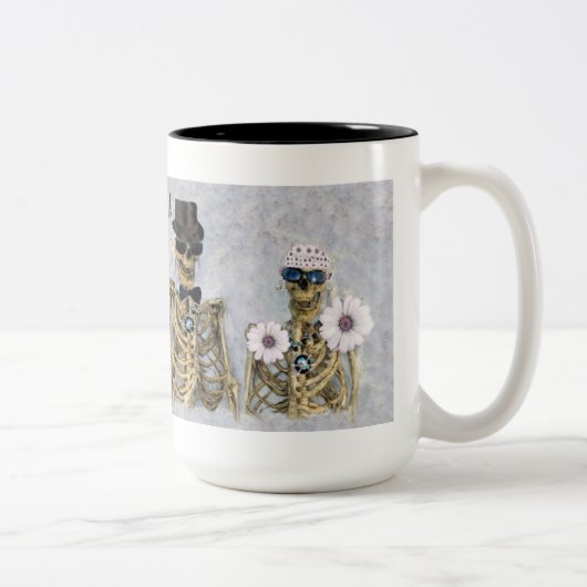 M. et Mme Skully Pirate Mug Dans le bain pour long (Droit)