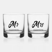 M. et Mme Styliszed Nom Mariée et verre de chambre (Recto)