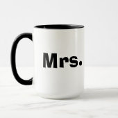 M. et Mme tasses - les couples noirs et blancs (Gauche)