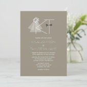 M. et Mme Veil et invitation de mariage de (Debout devant)