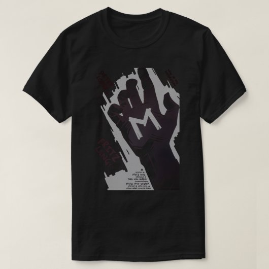 M F Lang T-shirt (Design voorkant)