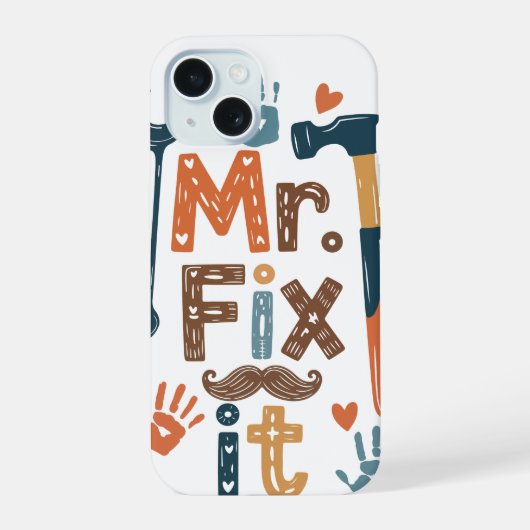 M. Fix It Fête des pères Card (Verso)