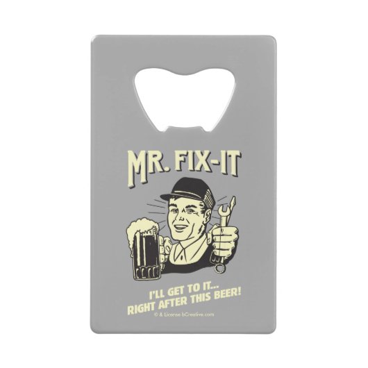 M. Fixit : Après cette bière (Devant)