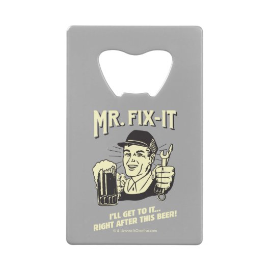 M. Fixit : Après cette bière (Dos)