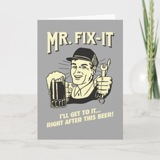 M. Fixit: Na dit Bier Kaart (Voorkant)
