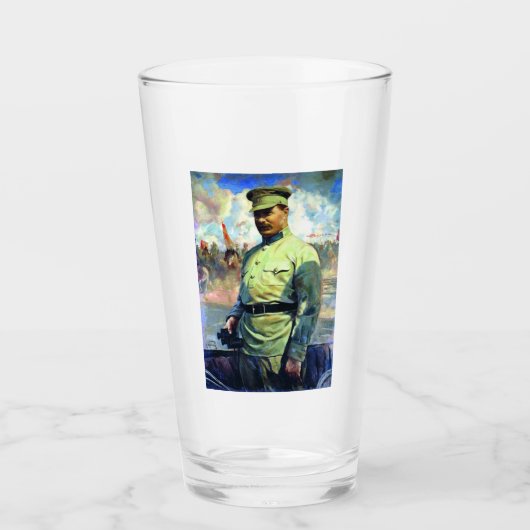 M. Frunze - sovjetlegerofficier, stichter van het Glas (Voorkant)
