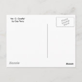 "M. G. Giraffe" Carte postale horizontale (Dos)