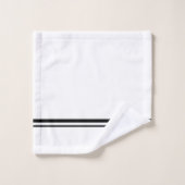 M. Groom Mariage Cadeau tournesol noir et jaune (Gant de toilette)