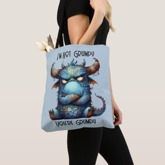 M. Grumpy Monster Sac fourre-tout (De près)
