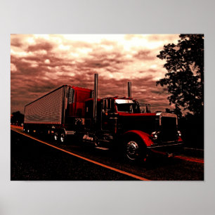 M Horning's Peterbilt 379 Edit Poster