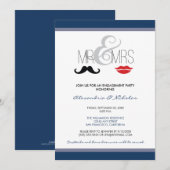 M. Invitation de la partie d'engagement de & Mme ( (Devant / Derrière)