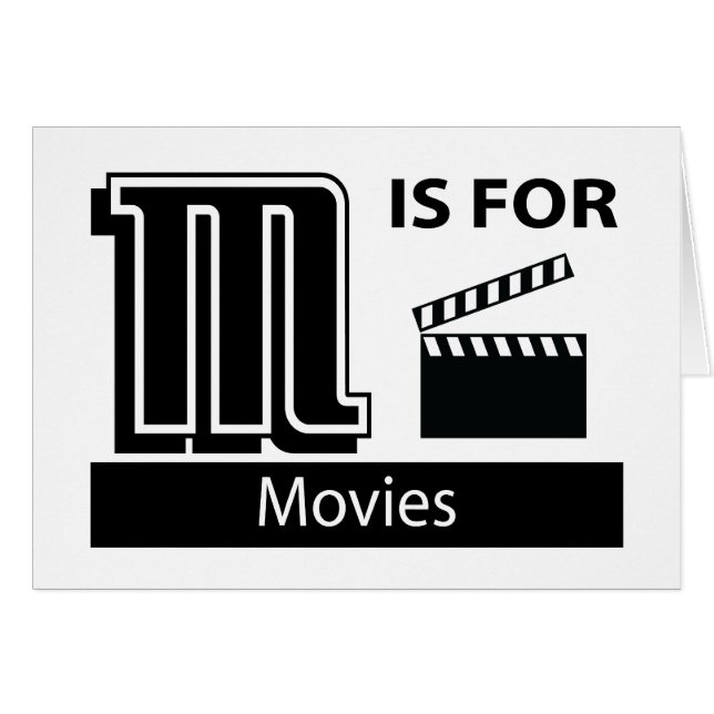 M is voor films (Voorkant Horizontaal)