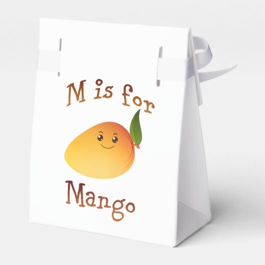 M is voor Mango Bedankdoosjes (Achterkant)