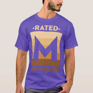 M is voor Melanin Black Pride Black History maand T-shirt