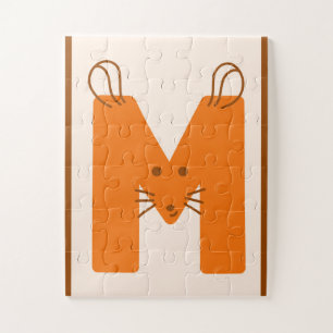 M is voor Muis – Lief Alphabet met Dieren Legpuzzel