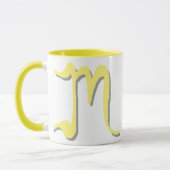 M (Jaune) Mug (Gauche)
