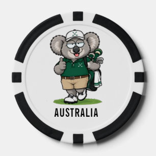 M. koala fou de golf Jetons