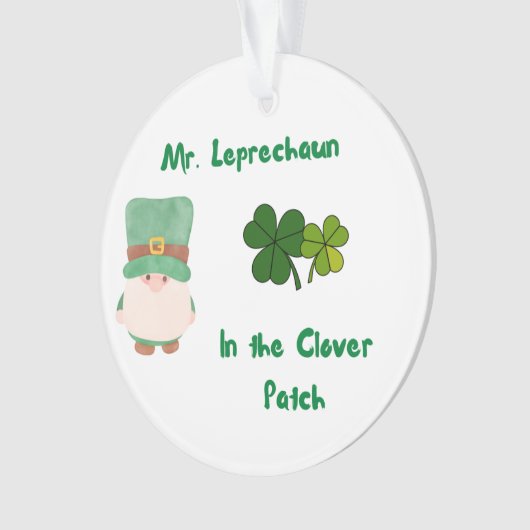 M. Leprechaun dans le collier sur un (devant)