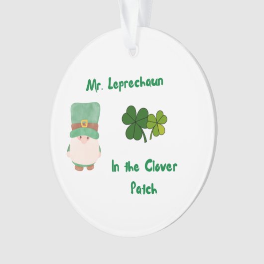 M. Leprechaun dans le collier sur un (devant)