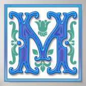 M -  letter M Poster (Voorkant)