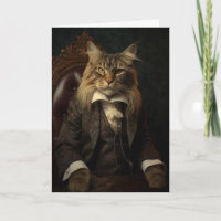 M. Lover, Lover Carte de vœux pour chat