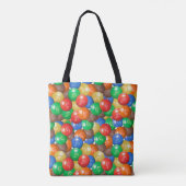 M&M Snoep Canvas tas | Kleurrijke Trick-or-Treat B (Achterkant)