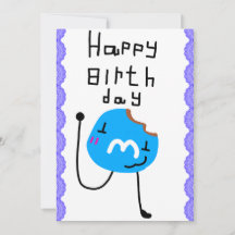 M&M verjaardagsuitnodiging
