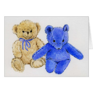 "M. McCuddles et ours bleu "