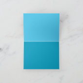 M Mem Bar Bat mitzvah Carte de remerciements (Intérieur)