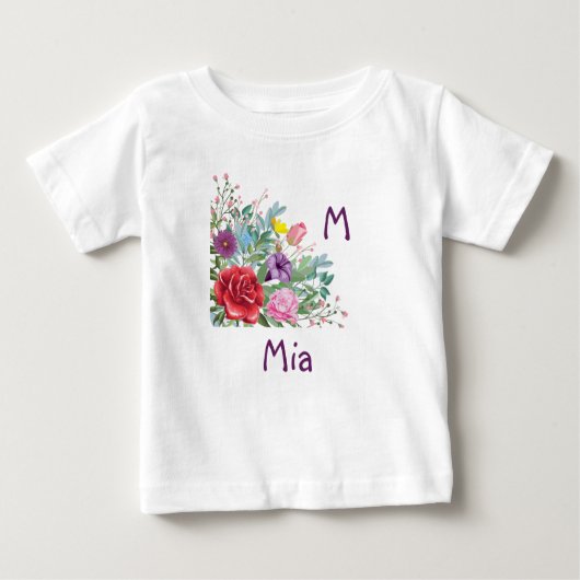 M Mia Personaliseert Letter Name (Letternaam), Roo (Voorkant)