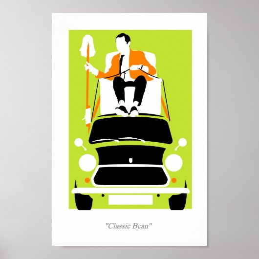 M. Mister Bean classique Mini voiture Poster (Devant)